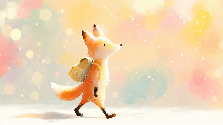 JPG 동물 캐릭터 행복 컬러 여행 백그라운드 일러스트 배낭 자연 풍경 걷기 귀여움 봄 도전 여우 부드러움 환상 아기자기 국내일러스트 AI일러스트 AI콘텐츠 계절 감정 컨셉 가방 포유류 모션 감각 생태계 파일형식