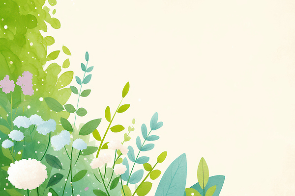 JPG 식물 디자인 꽃 예술 백그라운드 일러스트 자연 생명 풍경 초록색 여름 정원 엽서 화사함 조화 뷰티풀 색감 국내일러스트 AI일러스트 AI콘텐츠 계절 컬러 컨셉 편지 생태계 파일형식