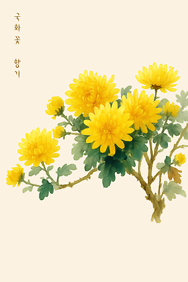 PSD 식물 꽃 예술 잎 일러스트 자연 생명 가지 국화 풍경 여름 노란색 평화 정원 봄 식물원 화사함 조화 만개 뷰티풀 국내일러스트 계절 컬러 컨셉 채소 생태계 파일형식