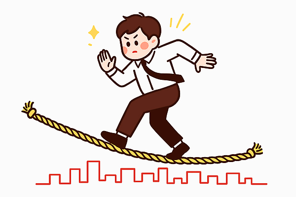 남자 스포츠 신체 일러스트 모션 스트레스 기술 정장 운동 도전 도시 연결 균형 높이 집중 즐거움 과제 긴장 줄타기 스릴 국내일러스트 AI파일 옷 감정 컨셉 건강 사람 묘기 파일형식 벡터