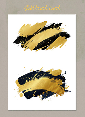 PSD 디자인 예술 백그라운드 일러스트 추상 미술 검은색 터치 금색 붓 감각 모던 질감 조화 창의력 디지털아트 국내일러스트 컬러 무늬 문화예술 파일형식