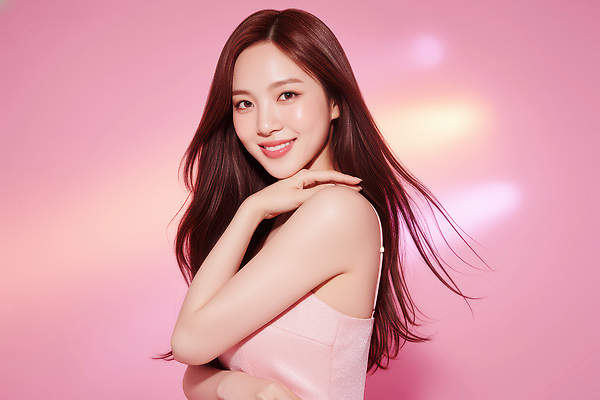 JPG 편집이미지 긴머리 헤어스타일 드레스 여자 패션 분홍색 포즈 백그라운드 미소 화장 뷰티 촬영 모던 화사함 의료성형뷰티 편집실사 옷 컬러 컨셉 표정 사람 CG 파일형식