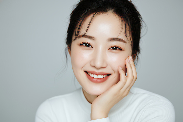 JPG 편집이미지 여자 얼굴 포즈 백그라운드 조명 표정 미소 청춘 카메라 편안함 즐거움 뷰티풀 의료성형뷰티 편집실사 감정 컨셉 사람 신체부위 전자제품 감각 CG 파일형식