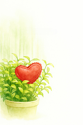 JPG 식물 계절 화분 컬러 겨울 과일 일러스트 자연 실내 사랑 장식 빨간색 초록색 인테리어 햇빛 평화 하트 분위기 그림 조화 국내일러스트 모양 디자인 감정 컨셉 내부 태양 생태계 파일형식