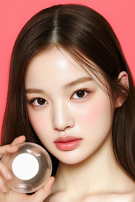 JPG 모델 편집이미지 패션 얼굴 분홍색 장식 빛 화장 뷰티 화장품 발전 피부 피부관리 부드러움 화사함 스킨케어 스타일 편집실사 AI인물포토 AI콘텐츠 컬러 컨셉 신체부위 감각 CG 파일형식 AI포토