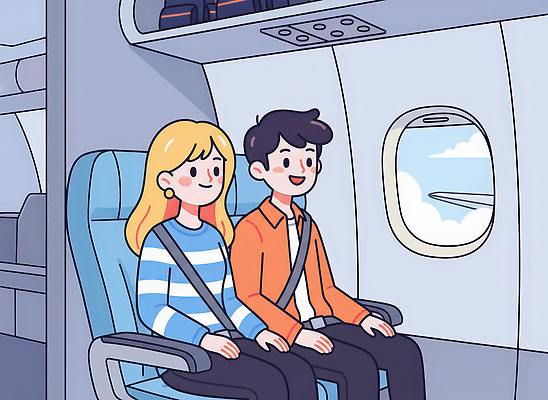 JPG 커플 여행 이동 의자 일러스트 창문 하늘 비행기 대화 미소 풍경 친구 비행 공항 승차 즐거움 출장 기내 소통 국내일러스트 감정 가구 컨셉 비즈니스 관계 항공교통 교통시설 모션 대중교통 표정 말하기 공공장소 파일형식