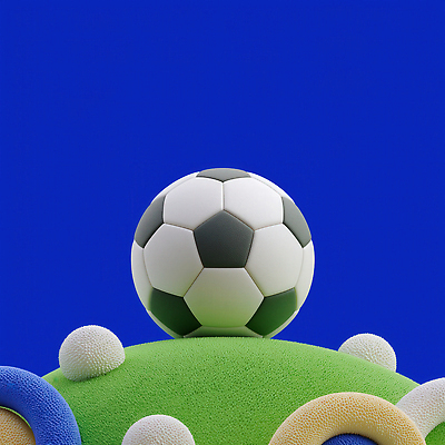 JPG 편집이미지 디자인 스포츠 축구공 공 놀이 잔디 장식 구출 그림 파란배경 상큼 대칭 동심원 창의성 편집3D 식물 백그라운드 축구용품 파란색 3D 도움 파일형식