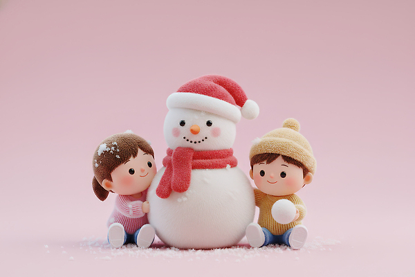 JPG 편집이미지 행복 크리스마스 겨울 가족 눈사람 놀이 따뜻함 웃음 장식 친구 장난감 축제 편집3D 계절 기념일 감정 관계 표정 3D 파일형식
