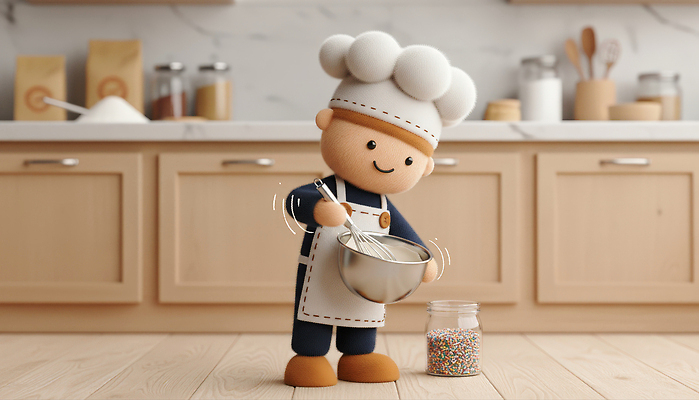 직업 손 음식 인형 모션 놀이 3D 제과제빵 파일형식 요리사 주방 반죽 재료 빵 요리 요리중 인형놀이 손가락 섞기 JPG 편집3D 편집이미지 제빵사 제빵