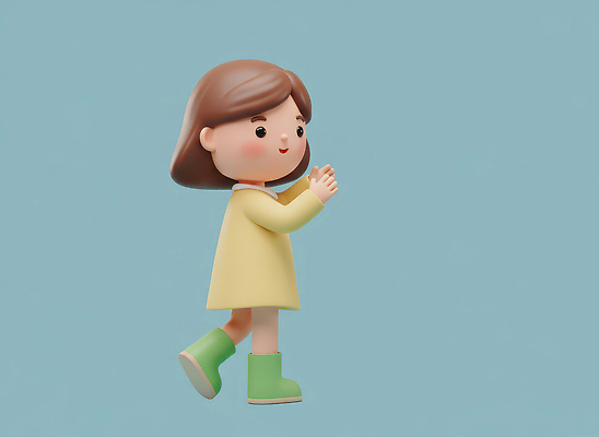 JPG 편집이미지 캐릭터 디자인 포즈 백그라운드 부츠 표정 소녀 연두색 숫자 노란색 걷기 귀여움 표현 편집3D 문자 여자 어린이 컬러 신발 컨셉 모션 초록색 3D 파일형식