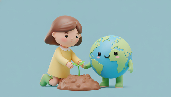 JPG 식물 편집이미지 캐릭터 교육 행복 지구 어린이 자연 날씨 초록색 농작물 환경 흙 성장 보호 심기 편집3D 감정 컬러 컨셉 농업 모션 사람 3D 생태계 파일형식