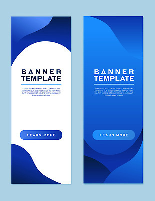 템플릿 디자인 배너 배너템플릿 이벤트 그래픽 파란색 홈페이지 정보 알림 심볼 구성 마케팅 세련 AI파일 컬러 파일형식 벡터