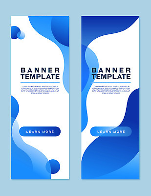 템플릿 디자인 배너 배너템플릿 컬러 곡선 그래픽 파란색 정보 알림 모던 전달 심플 마케팅 웹디자인 AI파일 선 파일형식 벡터