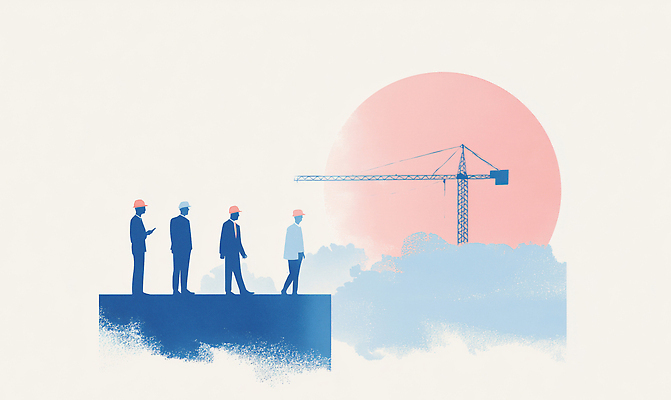 JPG 건축 산업 일러스트 회의 협력 설계 노동자 기술 공사 안전 사람 일몰 작업 계획 안전모 기중기 준비 역할 국내일러스트 직업 컨셉 비즈니스 건설업 노을 중장비 헬멧 안전장비 파일형식