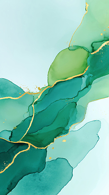 JPG 디자인 감정 예술 백그라운드 일러스트 자연 수채화 미술 초록색 파란색 평화 흐름 조화 뷰티풀 색채 영감 차분 국내일러스트 AI일러스트 AI콘텐츠 컬러 컨셉 문화예술 생태계 파일형식