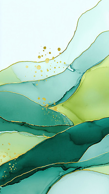 JPG 디자인 물결 예술 컬러 백그라운드 일러스트 자연 수채화 미술 그래픽 초록색 파란색 점 감각 모던 질감 부드러움 조화 파스텔톤 차분 국내일러스트 AI일러스트 AI콘텐츠 컨셉 문화예술 생태계 파일형식