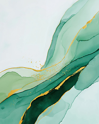 JPG 디자인 예술 선 컬러 일러스트 수채화 장식 초록색 공간 방 흐름 금색 감각 편안함 작품 예술가 뷰티풀 창의성 국내일러스트 AI일러스트 AI콘텐츠 컨셉 미술 파일형식