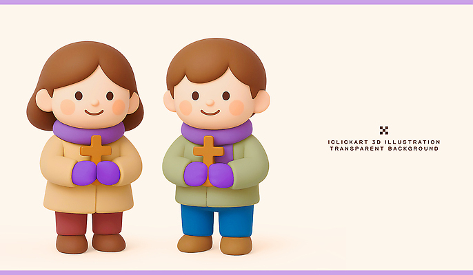 PSD 편집이미지 캐릭터 손 디자인 종교 어린이 십자가 장난감 3D 사순절 색감 편집3D 사람 신체부위 디지털합성 파일형식