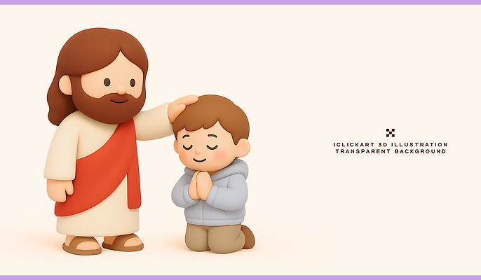 PSD 편집이미지 어린이 상징 사랑 평화 믿음 희망 기도 예수 축복 사순절 존경 편집3D 감정 종교 컨셉 사람 3D 신_종교 파일형식