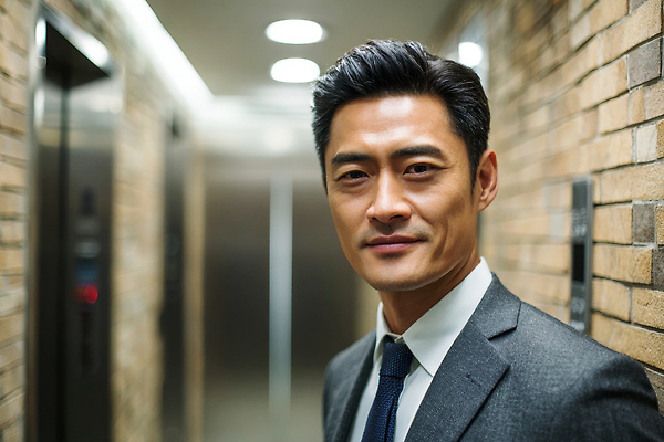 JPG 편집이미지 패션 남자 비즈니스 벽돌 조명 미소 정장 건물 대기 비즈니스맨 복도 분위기 모던 프로필 스타일 편집실사 건축물 옷 컨셉 표정 사람 직장인 CG 파일형식