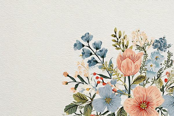 JPG 식물 디자인 꽃잎 꽃 예술 컬러 패턴 일러스트 자연 생명 수채화 그래픽 장식 조화 뷰티풀 창작 테마 스타일 국내일러스트 AI일러스트 AI콘텐츠 무늬 생태계 파일형식