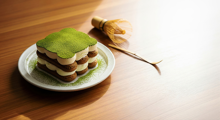 JPG 편집이미지 컬러 디저트 주택 요리 풍경 케이크 일본 전통음식 편안함 녹차 질감 나무탁자 말차 티라미수 편집실사 AI포토 AI콘텐츠 전통 아시아 음식 탁자 건물 차_음료 감각 CG 파일형식