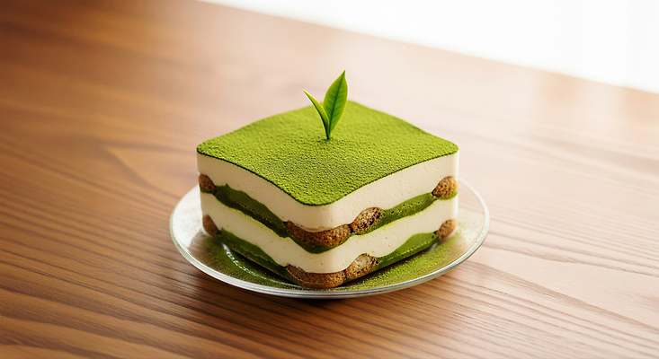 JPG 편집이미지 디저트 초록색 케이크 식사 카페 달콤 녹차 제빵 부드러움 말차 티라미수 편집실사 AI포토 AI콘텐츠 음식 컬러 차_음료 제과제빵 상점 감각 맛 CG 파일형식