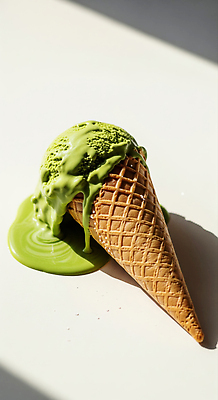 JPG 편집이미지 컬러 탁자 아이스크림 디저트 여름 흐름 차가움 녹차 크림 말차 맛있는 편집실사 AI포토 AI콘텐츠 계절 음식 가구 컨셉 차_음료 CG 파일형식