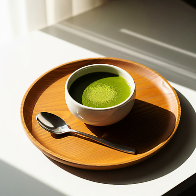 JPG 편집이미지 그릇 음료 탁자 한국 그림자 일상 햇빛 일본 녹차 창가 나무접시 말차 편집실사 AI포토 AI콘텐츠 식기 접시 아시아 가구 창문 라이프 차_음료 태양 CG 파일형식