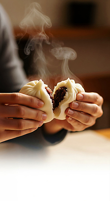 JPG 편집이미지 손 음식 디저트 요리 수증기 편안함 먹기 즐거움 제빵 부드러움 호빵 맛있는 편집실사 감정 빵 모션 신체부위 제과제빵 감각 CG 파일형식