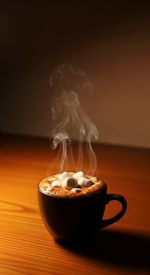 JPG 편집이미지 감정 음료 겨울 탁자 따뜻함 촉촉함 달콤 맛 편안함 냄새 코코아 마시멜로우 따뜻한음료 스모키 오후 편집실사 계절 가구 컨셉 디저트 젖음 감각 CG 파일형식