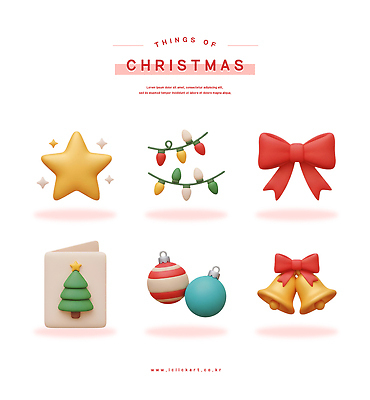 PSD 편집이미지 디자인 기념일 별 리본 예술 컬러 크리스마스 조명 장식 크리스마스트리 종 분위기 구슬 즐거움 편집3D 자연요소 감정 컨셉 이벤트 3D 파일형식