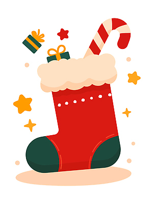 기념일 행복 별 크리스마스 겨울 일러스트 가족 양말 털 따뜻함 선물 사랑 장식 크리스마스트리 축제 기쁨 즐거움 연말 국내일러스트 AI파일 자연요소 계절 감정 관계 이벤트 파일형식 벡터