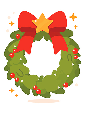 식물 감정 별 어린이 크리스마스 일러스트 선물 장식 초록색 인테리어 세트 크리스마스트리 파티 축제 화환 분위기 연말 아기자기 국내일러스트 AI파일 자연요소 디자인 기념일 꽃 컬러 컨셉 사람 이벤트 파일형식 벡터