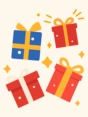 디자인 기념일 행복 리본 상징 컬러 크리스마스 일러스트 가족 선물 이벤트 장식 친구 상자 파티 기쁨 축하 즐거움 소셜 연회 국내일러스트 AI파일 감정 컨셉 관계 잔치 파일형식 벡터