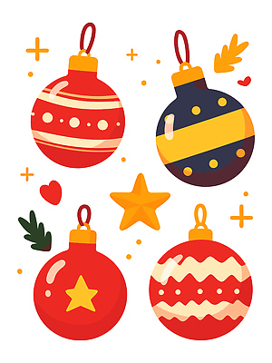 디자인 기념일 감정 별 컬러 크리스마스 겨울 패턴 일러스트 나뭇잎 기념 사랑 장식 반짝임 축제 축하 화려 분위기 구슬 즐거움 국내일러스트 AI파일 자연요소 계절 컨셉 잎 무늬 모션 이벤트 파일형식 벡터