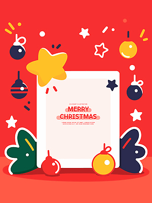 기념일 행복 별 백그라운드 크리스마스 겨울 일러스트 가족 장식 빨간색 친구 크리스마스트리 파티 축제 기쁨 모임 축하 화려 색채 국내일러스트 AI파일 자연요소 계절 감정 컬러 컨셉 관계 이벤트 파일형식 벡터