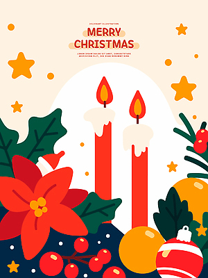 식물 꽃 별 크리스마스 겨울 과일 일러스트 초 잔디 장식 빨간색 초록색 크리스마스트리 축제 흰색 방울 분위기 잔치 포인세티아 국내일러스트 AI파일 자연요소 계절 기념일 컬러 컨셉 파일형식 벡터