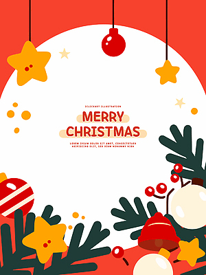 디자인 별 컬러 크리스마스 겨울 일러스트 가족 따뜻함 선물 장식 빨간색 크리스마스트리 노란색 축제 기쁨 축하 사기그릇 분위기 그림 친목 연말 국내일러스트 AI파일 자연요소 그릇 계절 기념일 감정 컨셉 관계 파일형식 벡터