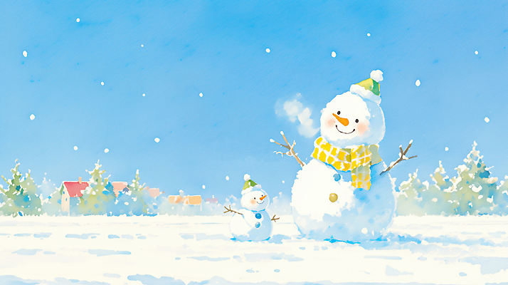 JPG 행복 백그라운드 크리스마스 겨울 일러스트 가족 자연 눈사람 놀이 따뜻함 풍경 평화 귀여움 스카프 색칠 즐거움 그림 눈사람만들기 눈내림 국내일러스트 계절 기념일 감정 컨셉 관계 눈_날씨 목도리 생태계 만들기 파일형식