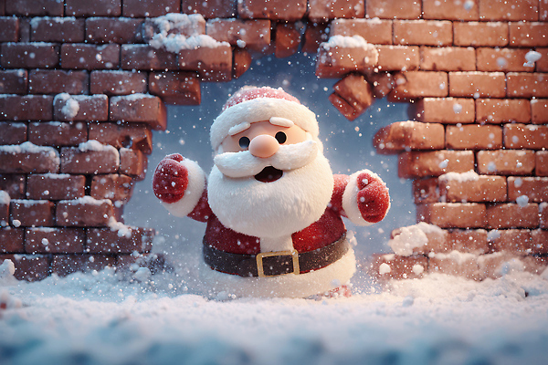 JPG 편집이미지 캐릭터 행복 벽 크리스마스 겨울 가족 장식 장난감 산타클로스 축제 기쁨 편집3D 계절 기념일 감정 관계 3D 파일형식