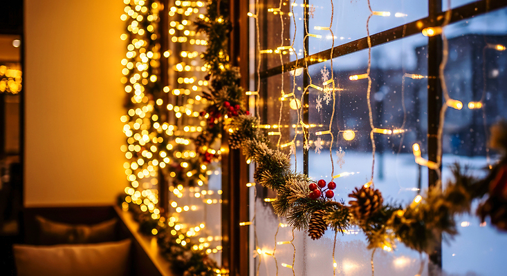 JPG 편집이미지 크리스마스장식 크리스마스 겨울 전구 창문 지붕 조명 실내 장식 축제 카페 파인애플 겨울풍경 편집실사 계절 기념일 과일 풍경 내부 상점 CG 열대과일 파일형식