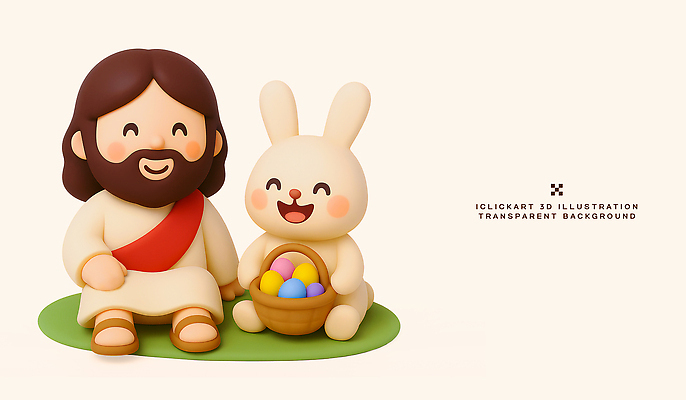 PSD 편집이미지 캐릭터 명절 행복 컬러 부활절 친구 바구니 귀여움 알 토끼 예수 즐거움 장면 편집3D 전통 기념일 감정 컨셉 포유류 관계 반려동물 3D 신_종교 파일형식