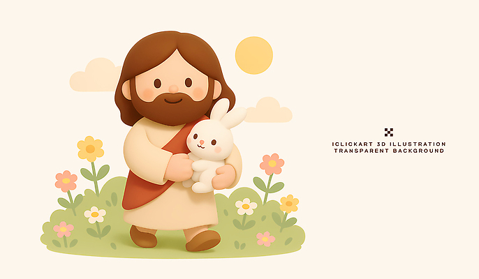 PSD 편집이미지 캐릭터 꽃 행복 인형 백그라운드 자연 부활절 사랑 기쁨 토끼 예수 부드러움 편집3D 식물 기념일 감정 포유류 반려동물 3D 신_종교 감각 생태계 파일형식