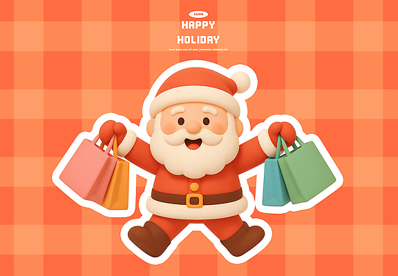 PSD 편집이미지 행복 컬러 백그라운드 크리스마스 가족 선물 장식 캐주얼 쇼핑 산타클로스 축제 기쁨 연말 홀리데이 편집3D 옷 기념일 감정 관계 휴가 3D 파일형식