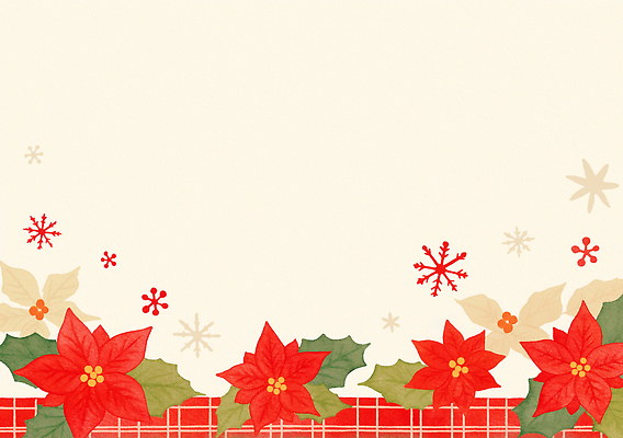 JPG 디자인 기념일 꽃 예술 컬러 백그라운드 크리스마스 겨울 일러스트 따뜻함 팜플렛 장식 축제 눈송이 분위기 포인세티아 연말 현재 국내일러스트 AI일러스트 AI콘텐츠 식물 계절 컨셉 눈_날씨 이벤트 파일형식