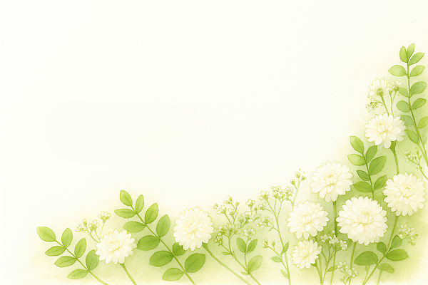 JPG 식물 꽃 컬러 잎 일러스트 자연 하늘 생명 풍경 초록색 봄 흰색 신선 편안함 부드러움 조화 국내일러스트 AI일러스트 AI콘텐츠 계절 감각 생태계 파일형식