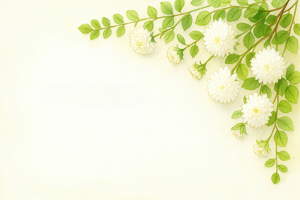 JPG 식물 디자인 꽃 예술 잎 일러스트 자연 수채화 풍경 정원 흰색 그림 조화 색감 정물화 국내일러스트 AI일러스트 AI콘텐츠 컬러 생태계 파일형식