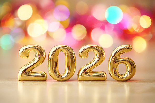 JPG 편집이미지 컬러 조명 새해 기념 이벤트 여러명 장식 파티 축제 기쁨 분위기 황금 준비 연말 2026년 이미지편집 AI컴퓨터그래픽 AI콘텐츠 감정 다수 컨셉 사람 연도 파일형식