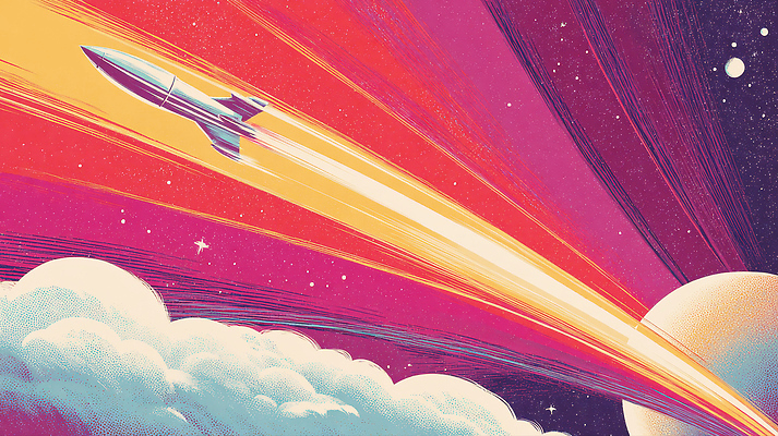 JPG 별 예술 과학 여행 일러스트 미래 기술 우주 행성 로켓 탐험 비행 발사 우주선 그림 우주여행 은하 색감 국내일러스트 AI일러스트 AI콘텐츠 자연요소 컨셉 파일형식